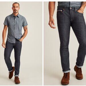 Men's Bonobos Selvedge Stretch Jeans 33x30 Athletic Resin Rinse